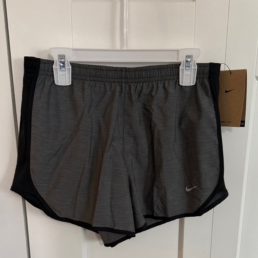 Nike Gray and Black Dri-FIT Shorts